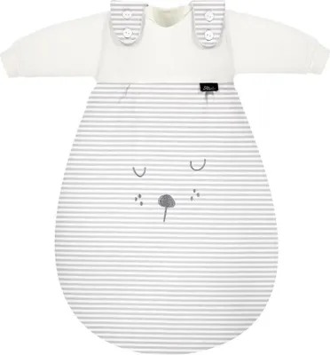 Produktbild von Alvi Baby-Mäxchen (3-tlg.) - Faces, Junge/Mädchen, Grau, Weiß
