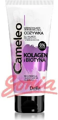 Produktbild von Cameleo Collagen & Biotin Strengthening and Rebuilding Hair Conditioner for Sensitive & Damaged Hair 200ml