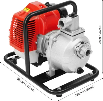 Obrázok produktu pre Vodné čerpadlo – Záhradné čerpadlo – Benzínové – Dvojtaktný motor – 43 cm³ – 1250 W – Samonasávacie na zavlažovanie