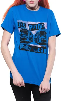 Image de Pistols - T-shirt « Pretty Vacant Coaches » pour hommes/femmes Unie RO2991 (L) (bleu roi)