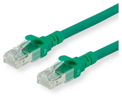 Image de ROLINE Patchkabel Cat.6 S/FTP (PiMF), Component Level, LSOH, grn, 0,3 m