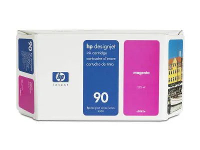 Produktbild von HP 90 Magenta Druckerpatrone, 400 ml, HP DesignJet 4000/4500-Druckerserie, Thermal Inkjet, Magenta, C5063A, Business, Singapur