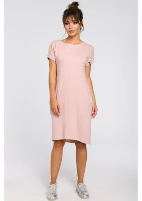 Obrázek produktu pro BeWear Dámské midi šaty Almut B050 růžová XXL