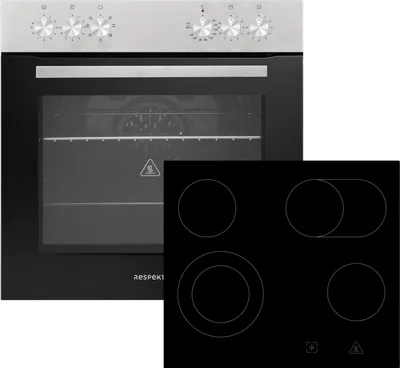 Produktbild von Respekta Einbau-Herdset, Edelstahl, Jamie, 72 l, 60 ° - 250 °C