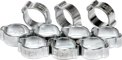 Produktbild von Zweiohrschellen Schlauchschellen 2-Ohr Schlauchklemmen 11-13 mm (1/2“) 10-tlg.