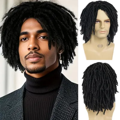 Obrázek produktu pro Krátké černé copánky afro stylu