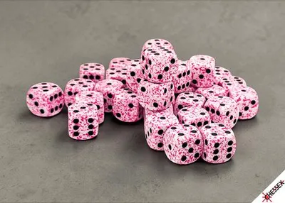 Produktbild von Chessex - Speckled - 36x D6 12mm - Pink