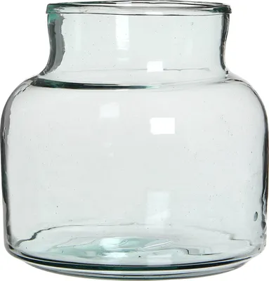 Produktbild von Mica Decorations Milchkannenvase - transparent - 20 x 21 cm - Glas