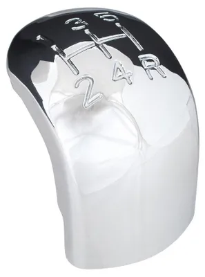 Image de Opel Vectra C 02-05 Cache de pommeau de levier de vitesses CHROME 5 vitesses Marche arrière en bas