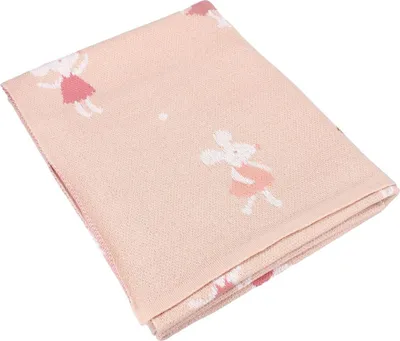 Zdjęcie produktu dla Kidzroom kocyk dziecięcy 100x80 cm - przytulny bawełniany kocyk z liskiem Charliem