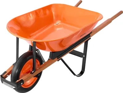 Immagine prodotto di Carrello a mano Carrello da giardino a una ruota Carrello da cantiere da 330 libbre Carrello da giardino