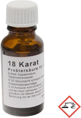 Obrázok produktu pre Testový Reagív na 18k Zlato Boley 20ml Test Acid zlato 18k