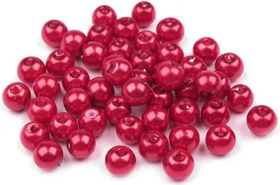 Obrázek produktu pro Skleněné voskové perly Ø6 mm. 50g v balení