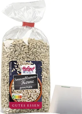 Produktbild von Hofgut Sonnenblumenkerne (250g Beutel) + usy Block