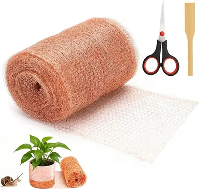 Zdjęcie produktu dla Pasek antyślimakowy, 10 m x 12,7 cm, ochrona przed ślimakami do ogrodu
