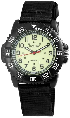 Produktbild von Excellanc Herrenuhr mit Textilarmband