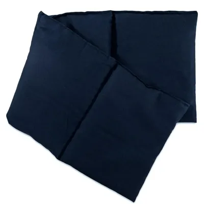 Produktbild von 4-Kammer Kirschkernkissen 20x60cm groß - dunkelblau - Wärmekissen & Kältekissen - Körnerkissen