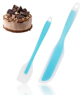 Produktbild von Silikon Spatel Set 2 Stück, Hitzebeständig, BPA-Frei, Flexibel, für Küche & Backen