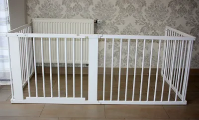 Produktbild von Schutzgitter Absperrgitter Türgitter Treppenschutzgitter V 363cm weiss