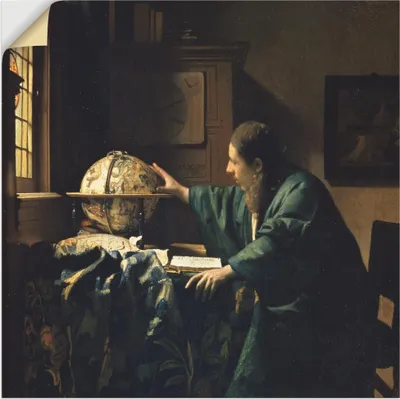 Produktbild von ARTland Wandbild, selbstklebend Der Astronom. 1668 Größe: 70x70 cm