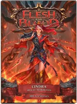 Produktbild von 100 Dragon Shield Matte Art Sleeves - Flesh and Blood - Cindra, Dracai of Retribution