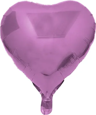 Zdjęcie produktu dla Balon foliowy serce, ciemnoróżowy, ok. 45 cm