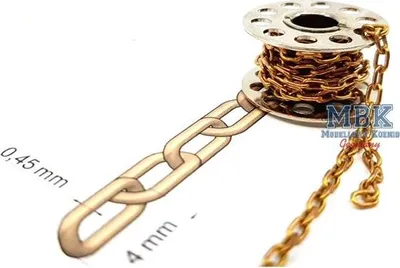 Image de Artscale ASK200-T0260 Chaîne : grande - 50 cm de long (laiton)