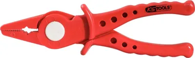 Produktbild von KS TOOLS Kunststoff-Flachzange mit Schutzisolierung, 180mm ( 117.1642 )