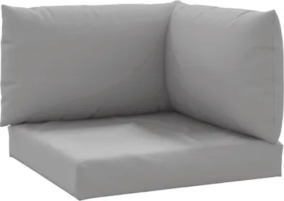 Produktbild von Palettenkissen 3-tlg. Grau Oxford-Gewebe