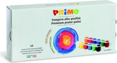 Image de Couleurs PRIMO Tempera 12 x 25 ml