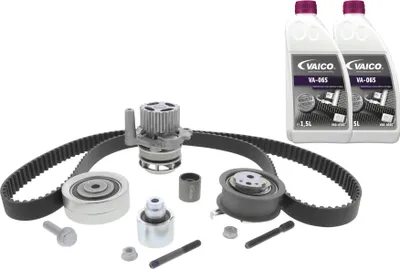 Produktbild von VAICO V10-50107 Zahnriemensatz + Wasserpumpe für VW GOLF VI (5K1) Polo Schrägheck (6R1, 6C1) TOURAN (1T1, 1T2) für AUDI A4 Avant (8K5, B8) A6 Avant