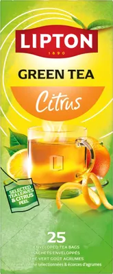 Zdjęcie produktu dla Lipton Classic Green Tea Citrus 25 kopert x 1.3g