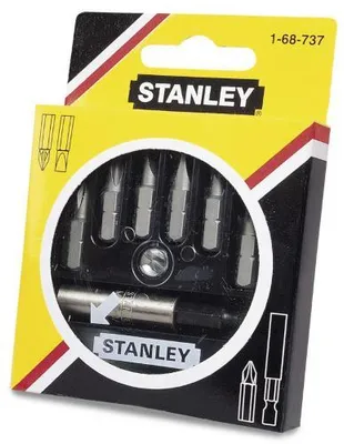 Zdjęcie produktu dla Zestaw 7 końcówek do wkrętarki z uchwytem magnetycznym Stanley 1-68-737
