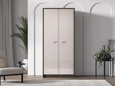 Obrázok produktu pre Šatníková skriňa 89 cm SAFIEH - dub / kašmír