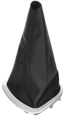 Produktbild von Renault Clio III 05-12 Schaltmanschette SCHWARZ + SILBERNER Rahmen