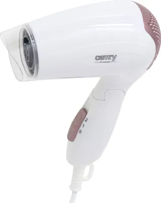 Obrázek produktu pro Camry Premium CR 2254, růžová, bílá, jednobarevná, závěsný kroužek, 1200 W