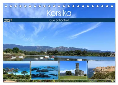 Produktbild von Korsika - raue Schönheit (Tischkalender 2027 DIN A5 quer), CALVENDO Monatskalender