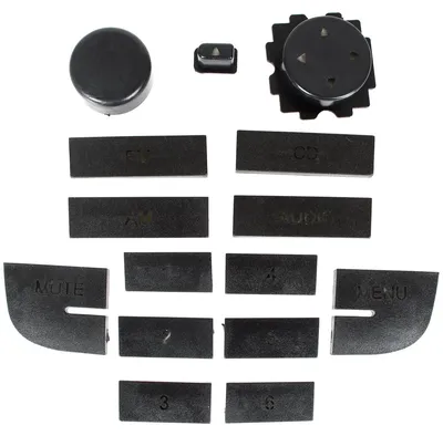 Produktbild von Radio-Tastenabdeckungs-Set für Peugeot