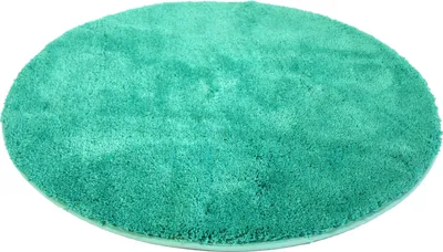 Produktbild von Mikrofaser-Badematte 90 cm rund,  Smaragdgruen 90cm