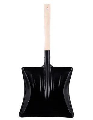 Produktbild von Garronda Kehrschaufel Metall mit kurzem Holzgriff GD-0002 (Schwarz)