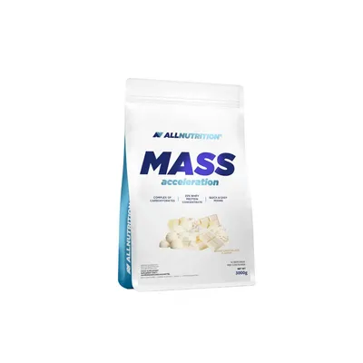Produktbild von ALLNUTRITION Mass 3000g Weiße Schokolade Gainer Massenaufbau Protein Kohlenhydrate