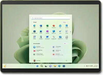 Obrázok produktu pre Microsoft Surface Pro 9 Waldgrün, 13" dotykový, Core i5-1235U, 8 GB RAM, 256 GB SSD, Win11 Home