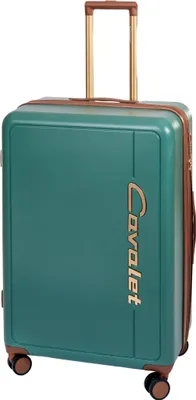 Produktbild von Große Trolley Koffer grün auf 4 Rollen Reisekoffer 77 cm Cavalet bei BOWATEX