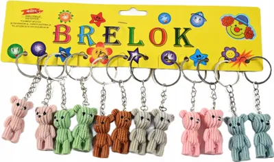 Image de Lot de 12 porte-clés ours ours en peluche pendentif pour sac à dos sac idée cadeau