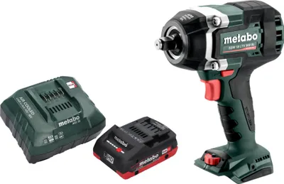 Zdjęcie produktu dla Akumulatorowa wkrętarka udarowa Metabo SSW 18 LTX 800 BL 18 V 800 Nm 1/2" bezszczotkowa + 1x akumulator LiHD 4,0 Ah + ładowarka
