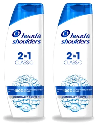 Produktbild von 2 x Head & Shoulders 2-in-1 Anti-Schuppen Shampoo & Conditioner Classic 270 ml - Vorteilspackung - 2 Stücke