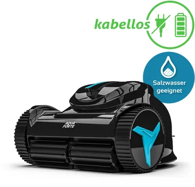 Produktbild von AquaForte Poolroboter XM29 Kabellos KI-Navigation Pools Bis 10x6m