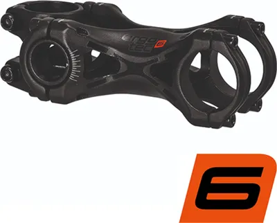 Image de Potence Ergotec Ahead Swell XR, diamètre 31,8/28,6 mm, longueur 100 mm, couleur noire.