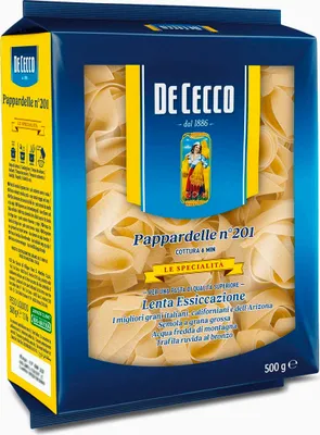 Zdjęcie produktu dla De Cecco Makaron Wstęgi Papardelle 500G