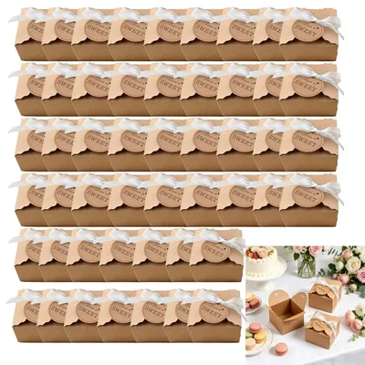 Immagine prodotto di Set di 50 scatole regalo in carta kraft